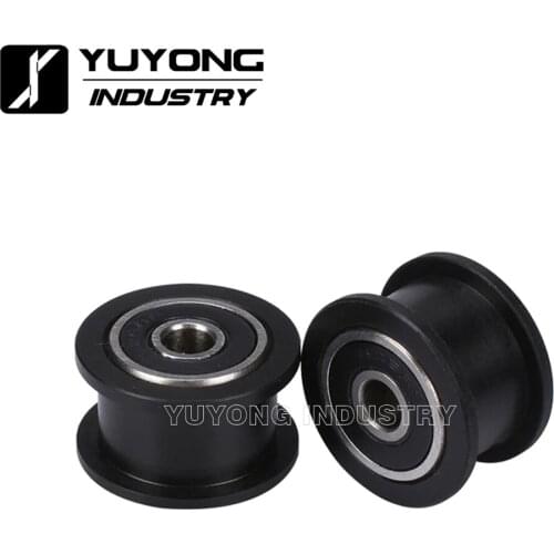 Openbuilds Smooth Idler Pulley Wheel Kit with 625ZZ Bearing Bore 5mm POM Idler Pulley for Openbuilds CNC 3D Printer