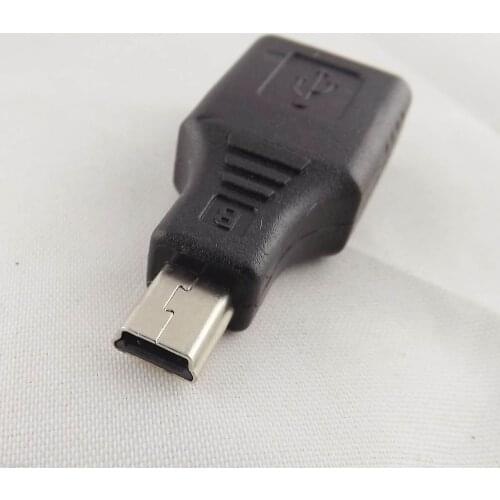 1Pcs F/M USB 2.0 A Female To Mini USB B 5 Pin Male Plug OTG Adapter Converter