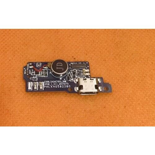 Used Original USB Plug Charge Board+vibrator For Cubot Note Plus MT6737T Quad Core 5.2 Inch FHD Free shipping