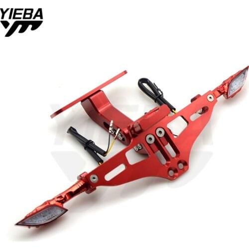 Motorcycle Bracket Licence Plate Holder With Turn Light FOR Honda CRF250L VFR1200F 2015 CB400SF 2014 CTX700 PCX CRF1000L YZF-R1