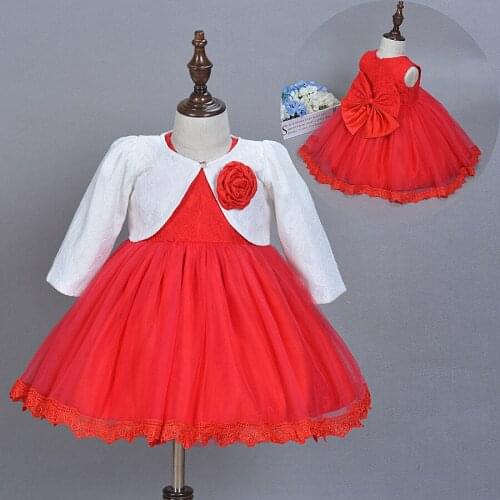 Baby Girl Sleeveless Formal Dresses for Girl Infant Princess Birthday Party Wedding Dresses For Toddler Chirstening Gown