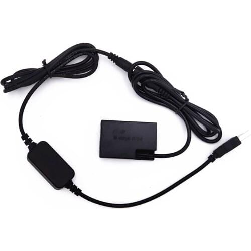 USB Coupler DR-E18 For EOS760D 750D 77D 200D 800D EOS X8i,Rebel T6i,T6s (LP-E17 Dummy Battery)