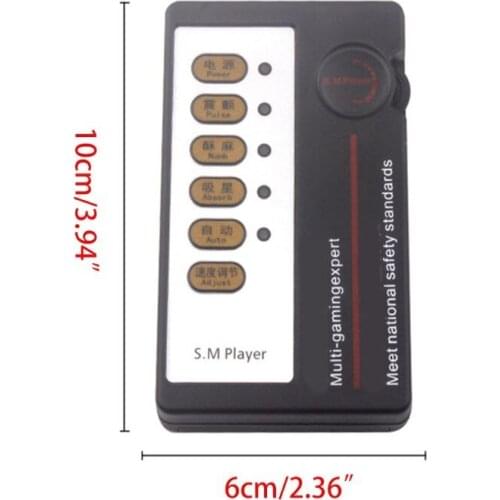 Electric Shock Plug Massager Pleasure Butt Stimulation Adult Wired Remote Control Sex Toys for Women Men