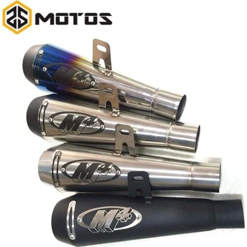 ZS MOTOS M4 exhaust pipe motocross exhaust pipe case for Honda motorcycle CBR1000 case for yamah YZF R6 for kawasaki ER6R M4