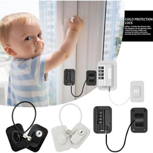 Baby Window Lock Child Protection Safety Infant Security Locks Lockers Limiter For Home Windows Drawer Kids Protection Supplies