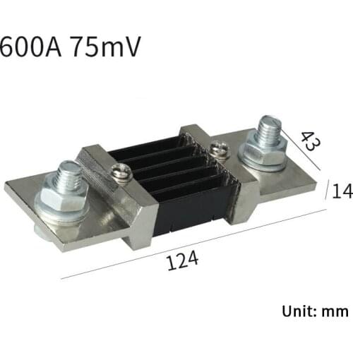 1PCS External Shunt 0.5%FL-2B 600A/75mV Current Meter Shunt resistor For digital ammeter amp voltmeter wattmeter