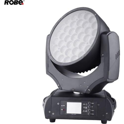 1Pc Moving Head LED Wash Stage Lighting 37X15W RGBW 4IN1 Professional DMX512 Moving Head Light For Disco Dj Strobe Light Party