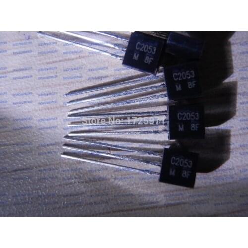 20PCS/LOT 2SC2053 C2053 TO92 NPN EPITAXIAL PLANAR TYPE(for RF amplifiers on VHF band Mobile radio applications)