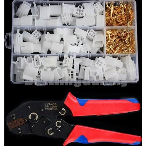 380PCS 2/3/4/6pin Cable wire connector car female plug splice Automotive boat Electrical Male Female terminal Motorcycle +plier