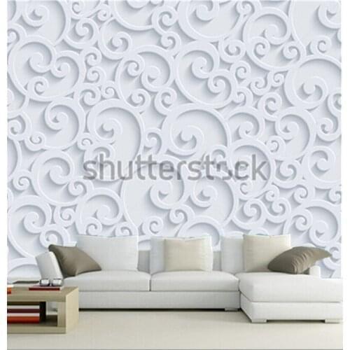 The custom 3D murals,Floral 3d Pattern Background Swirl Design papel de parede,living room sofa TV wall bedroom wall paper