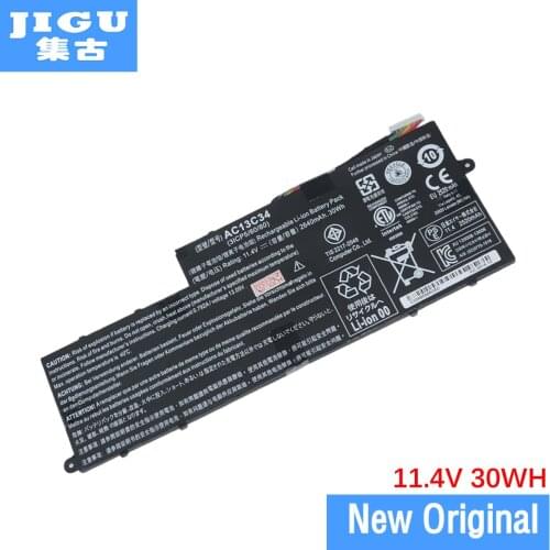 JIGU AC13C34 Original Laptop Battery For ACER For Aspire E-11 E3-111 E3-112 ES1 ES1-111 ES1-420 V-11 V3-111 V3-112 V5-122P