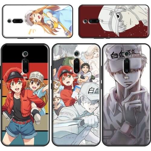 Cells at Work Phone Case For Xiaomi Mi 11 Ultra 9 10 Lite A3 9T 10T Pro Cover For POCO X3 F3 F2 M3 Pro