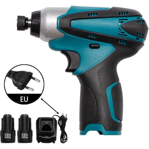 12V 110N.m Electric Cordless Screwdriver Rechargeable Household Cordless Electric Drill Handheld Handle For Makita 12V Battery