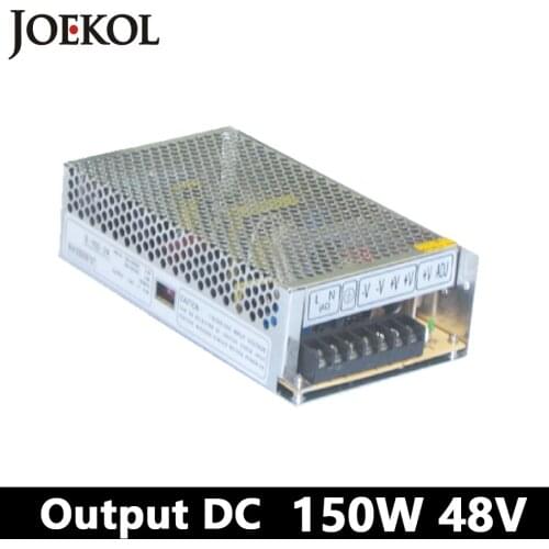 Switching power supply 150W 48v 3A,Single Output voltage converter for Led Strip,AC110V/220V Transformer to DC 48V