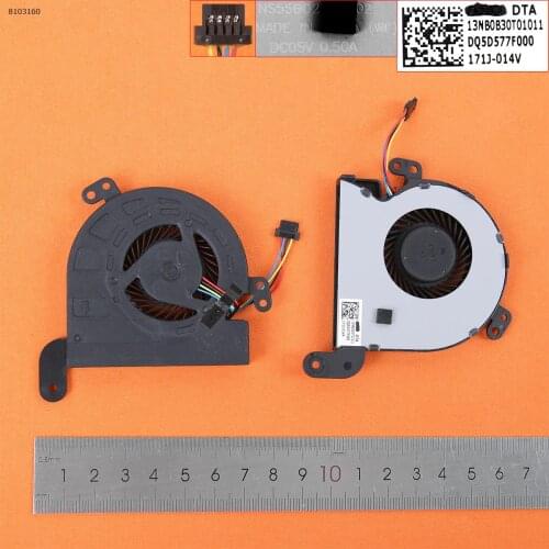 CPU Cooling Fan New Original Replacement Laptop Cooler Fan for ASUS X540 X540S X540SA 13NB0B30T01011