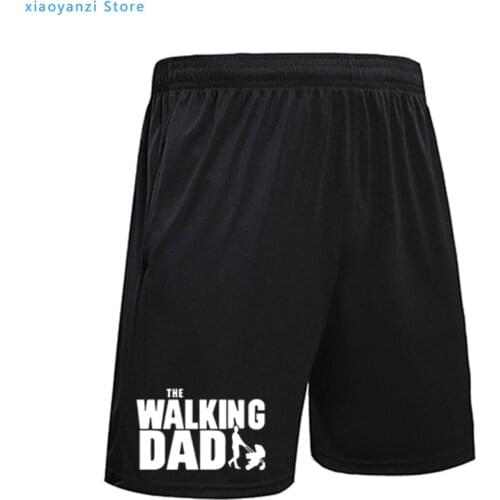 The Walking Dad Fathers Day Gift Mens Funny shorts Men 2021 running pant New ShortNovelty short pants Camiseta Hombre