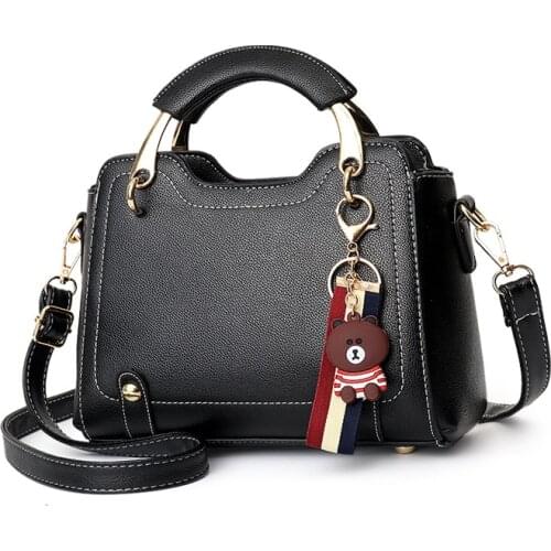Bag Women 2021 New All-match Messenger Bag Ladies Fashion Pendant Shoulder Bag Simple Handbag Crossbody Bags