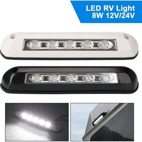 Light Bar Caravan Accessories LED Awning Porch Light RV Van Trailer Exterior Lamp Caravan Interior Wall Lamps 12V/24V