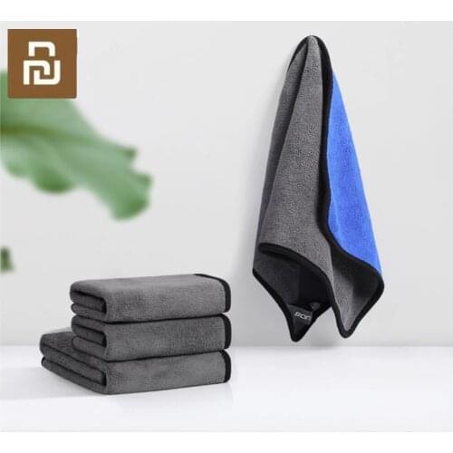 Youpin Car Cleaning Towel Soft Cloth Duster Microfiber Car Wash Towel Water Absorption Anti-Static Wash Towel 30*30/30*60