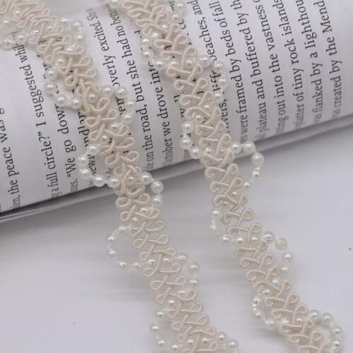 50 Yards New Wave Handmade Beaded Pearl Lace