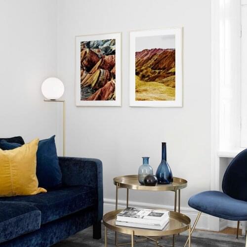 Abstract Photography Mountain Wall Art Print Paper Painting Nordic Posters And Prints Wall Pictures For Living Room Decor