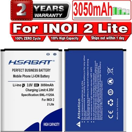 HSABAT 3050mAh Battery for INOI 2 Lite INOI2 Lite