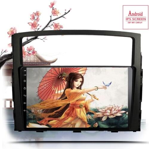 9'' IPS Car Radio For Mitsubishi PAJERO V93 V97 2006-2014 Android 10.0 Multimedia Stereo Car DVD Player Navigation GPS Head Unit