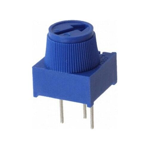 Free Shipping 50PCS/LOT 3386P-1-204 3386P-1-204TLF Trimpot potentiometer 200K with Knob TRIMMER 200K OHM 3386P-1-204LF