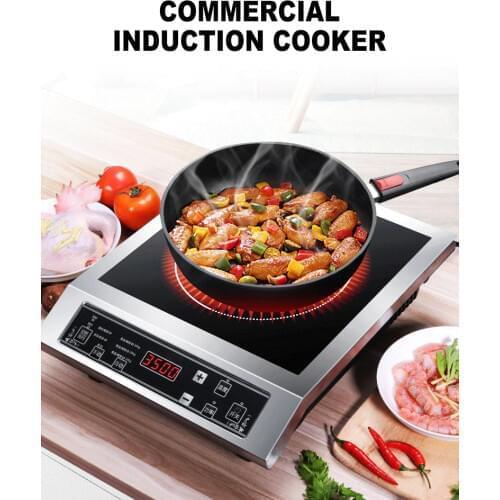 Household Cooking Unit Induction Cooker Electric Stove Panel Stir-fried Stove Hot Pot Soup Furnace 3500W Cooker Induction