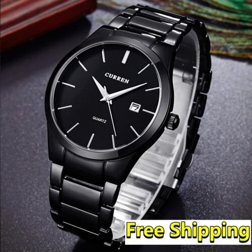 Curren Watches Men 2021 Sports Date Business Male Wristwatch Mens Stainless Steel Luxury Brand Watch Men 2022 Relogio Masculino