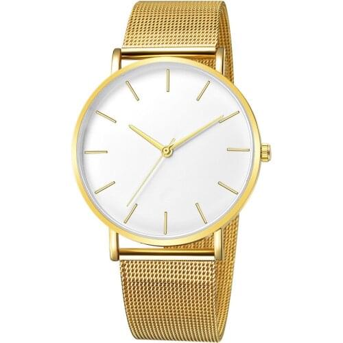Luxury Watch for Women Stylish Gold Silver Mesh Band Casual Quartz Wrist Watch Ladies Watches Clock reloj mujer relogio feminino