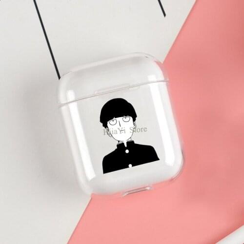 Mob Pyscho 100 Cases For Apple AirPods 1 2 Case Clear Wireless Bluetooth Earphone Case Protective Shell