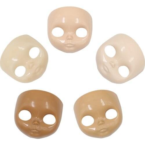 For 1/6 Blyth doll factory blyth doll faceplate with backplate no makeup face and screw