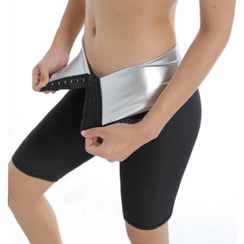 Women Sweat Sauna Shaper Pants Body Shaper Waist Trainer Slimming Pants Fitness Gym Sauna Suit For Weight Loss