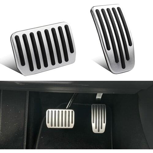 Aluminum Alloy Brake Accelerator Foot Pedal Cover for Tesal Model 3 2020 2019 2018 2017 Interior Accessories Replacement Parts