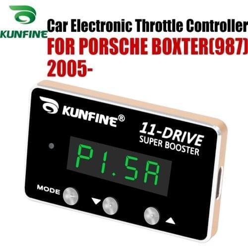 KUNFINE Car Electronic Throttle Controller Racing Accelerator Potent Booster For PORSCHE BOXTER(987) 2005-After Tuning Part