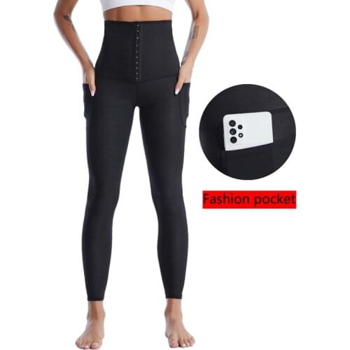 New Sweat Sauna Leggings Women Body Shaper Trainer Legging Fitness Sport Leggins Push Up Anti-Cellulite Gym Pants Woman Clothes