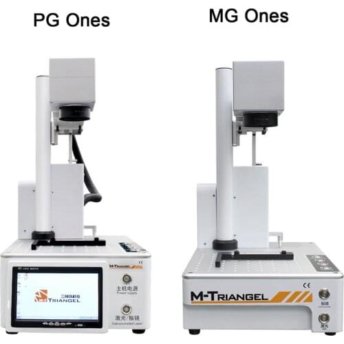 M-Triangel Fiber Laser Cutting Machine LCD Separator For Leather Glass Metal Wood Cutting Compact CNC Printer Engraver Machine
