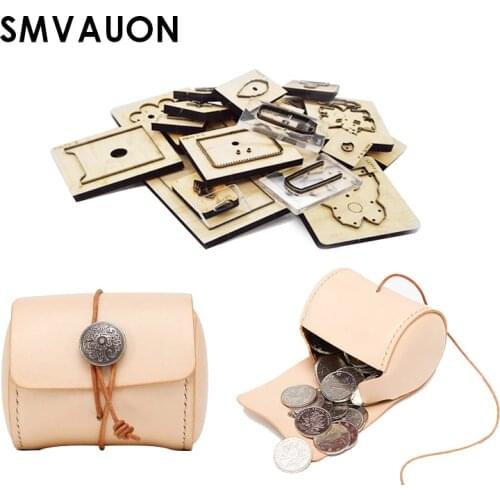 SMVAUON Fashion Coin Bag Die-cutting Machine Japanese Steel Mold Bag Coin Purse Knife Mould Die Cutter For Leather