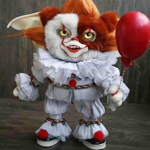 15cm Halloween New Mogwai Handmade Doll Plush Toy Resin Gremlins Mogwai Plush Doll Ornaments Decor Birthday Gift For Children