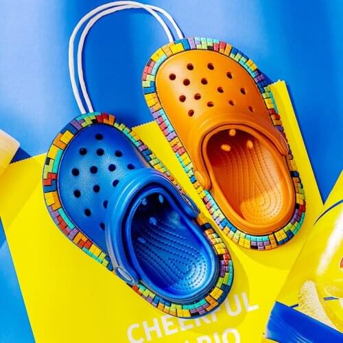 Kids Rubber House Slippers For Home Children Girl Boy Summer Soft Beach Shoes Flat Toddler Baby Rainbow Casual Indoor Flip Flop