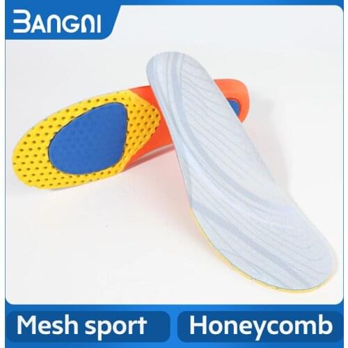 3ANGNI EVA Insoles For Shoes Sole Mesh Deodorant Breathable Cushion Running Insoles For Feet Man Women Mild Orthotic Insoles