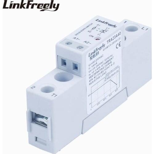 TRA23A40 40A Solid State Relay Board Module SSR AC AC 90-250VAC Input Output 24-280VAC Mini Smart Voltage Control Relay Switch