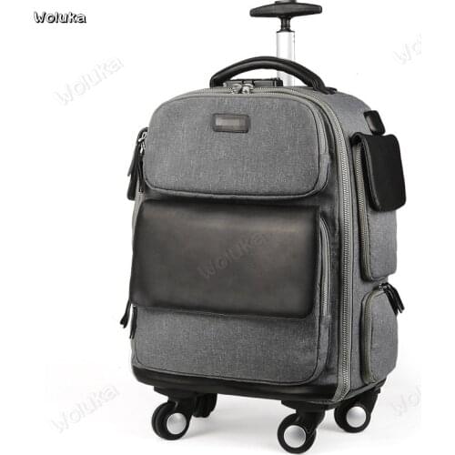 Professional Photography Universal Wheel luggage case Simple Double Shoulder Photography Bags SLR Camera Bags CD50 T07