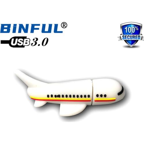 BINFUL USB 3.0 Fast Civil aircraft usb flash drive Cartoon 4GB 8GB16GB 32GB 64G 128G 256G pen drive usb memory stick u disk Gift