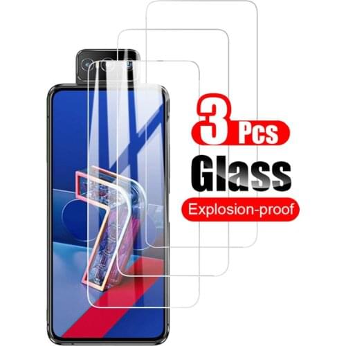 3Pcs Tempered Glass for Asus Zenfone 7 ZS670KS 7 Pro ZS671KS Screen Protector For Asus Zenfone7 Protective Film Glass Shield 9H
