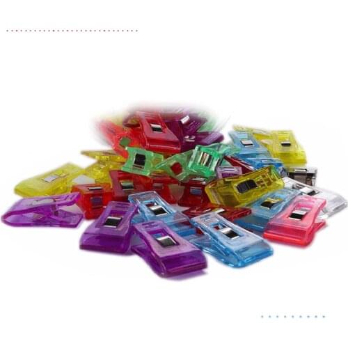 Garment Clips DIY Patchwork Mixed Plastic Clips Holder For Fabric Quilting Craft Sewing Knitting