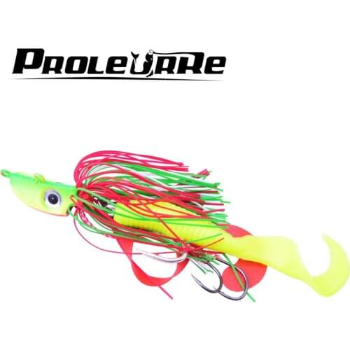 1Pcs 20g JIG Baits Rubber Soft Fishing Lure Plastic Wire Multi Fishing Jig Lead Head Baits Fishing Lures two Hooks YR-157