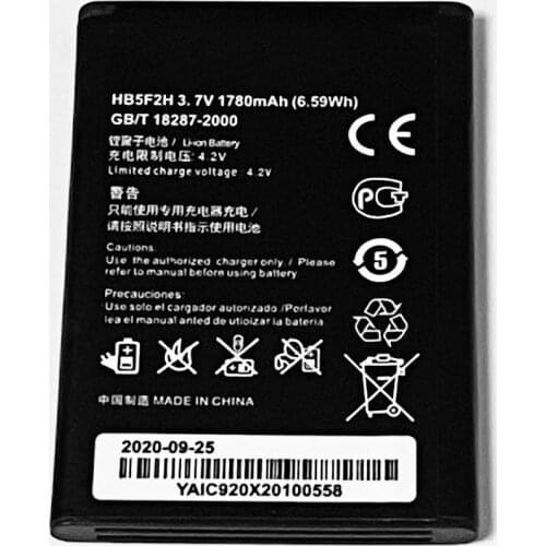 3.7V 1780mAh HB5F2H For Huawei E5330 E5372 Vodafone R207 R215 Mobile Wi-Fi WiFi Router Роутер Hotspot Battery