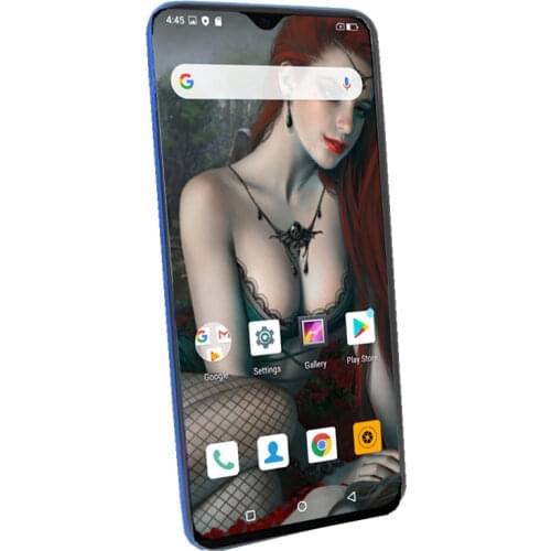 3GB+64GB 6.3 Inch Free Phone Case Android 9.0 Smartphone 4G 002 Plus MT6765 Octa-Core Dual SIM Card Slot 13MP